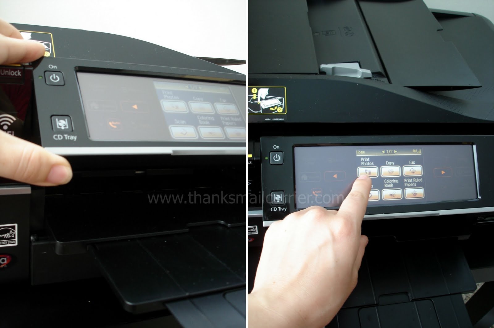 Thanks, Mail Carrier Celebrating Mom Epson Artisan 835 AllinOne