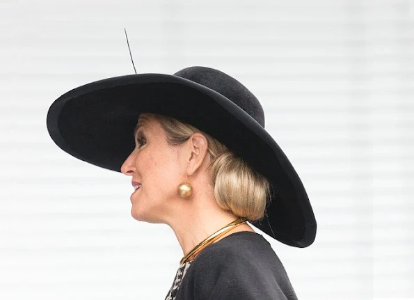 Queen Maxima of The Netherlands arrives to attend the award ceremony for the Tuinbouw Ondernemersprijs 2016 (Agriculture Entrepreneur Prize) at the Keukenhof flower show