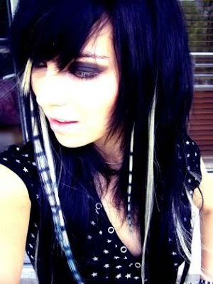 masha sedgwick old pictures früher emo 2007 2008 2009 now and then scene queen germany black hair