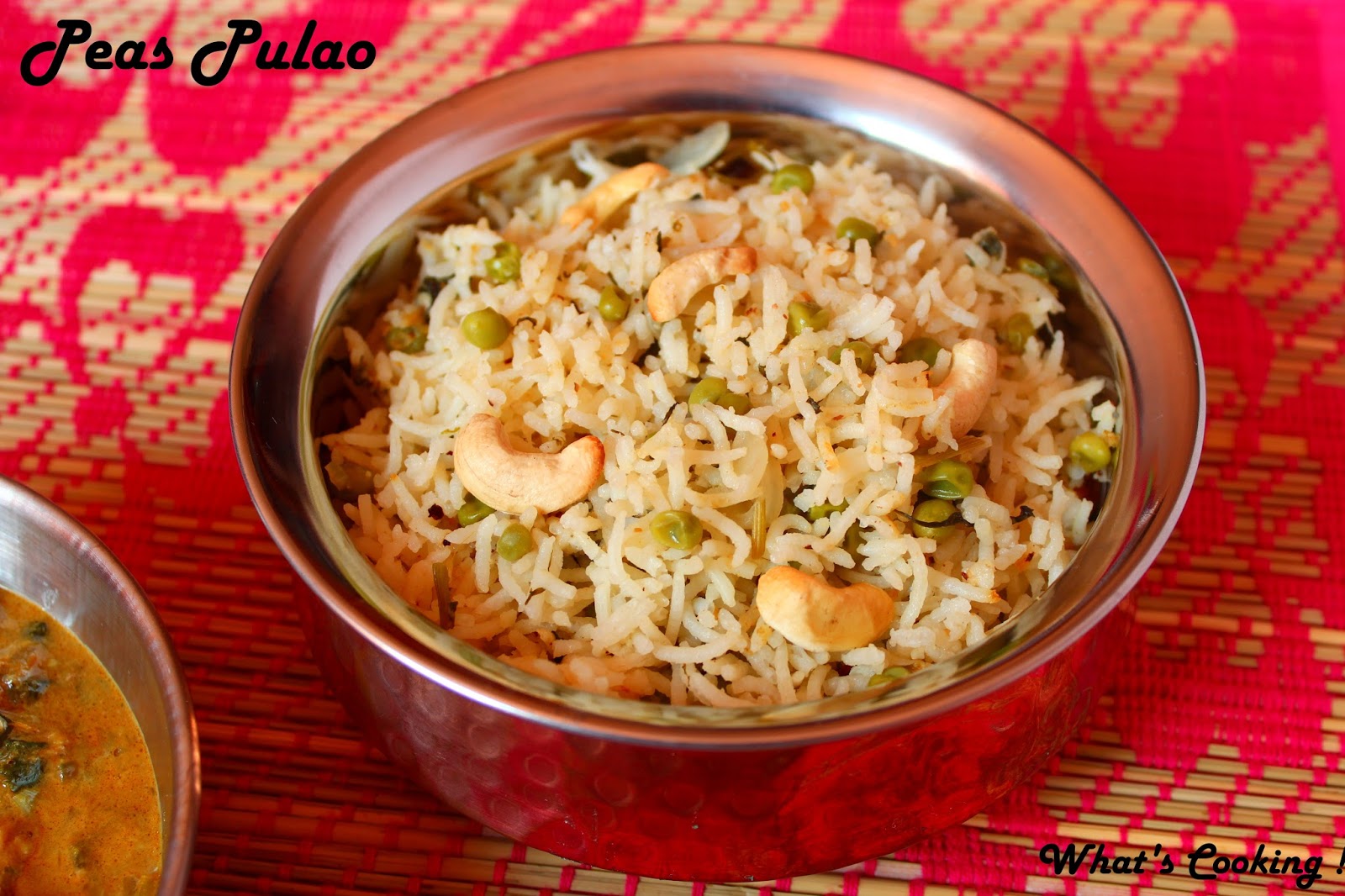 The Noisy Kitchen Peas Pulao & Mutton Curry