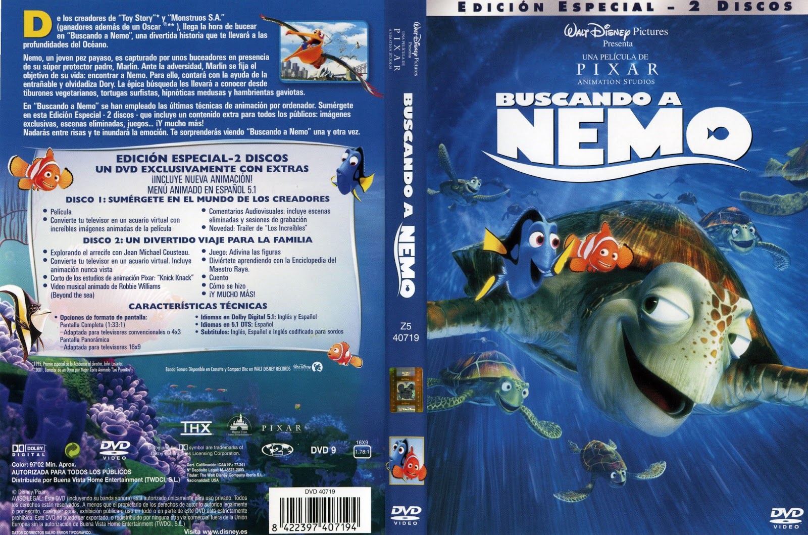 Buscando a Nemo Bandera Procos 48407 Disney 