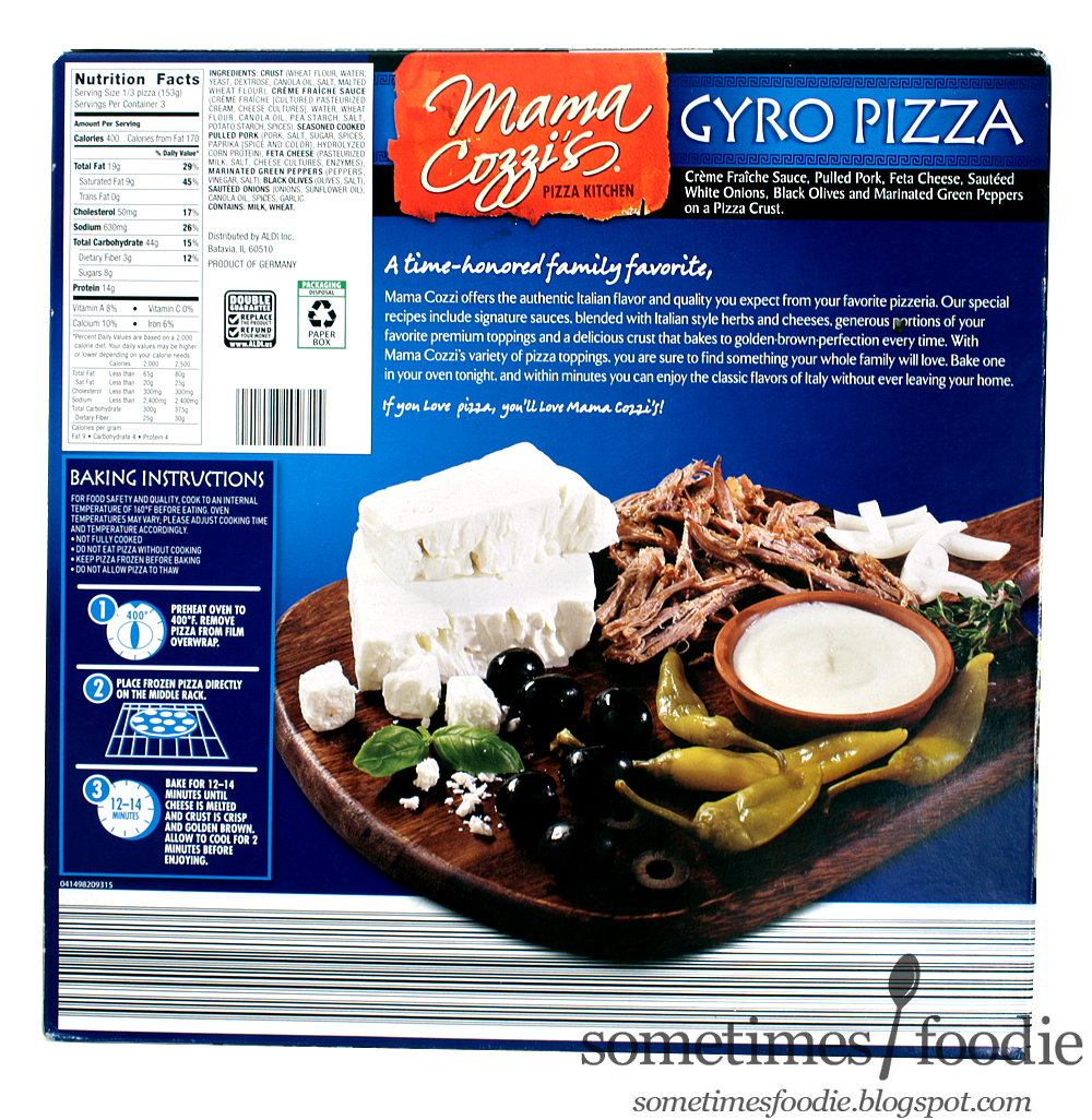 Sometimes Foodie Gyro Pizza Aldi Collingswood, NJ