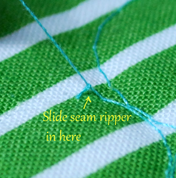 Hope's Quilt Designs Howto Unpicking Quilting