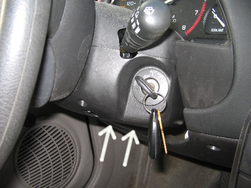 How do you get a car key out of an ignition when it's stuck?