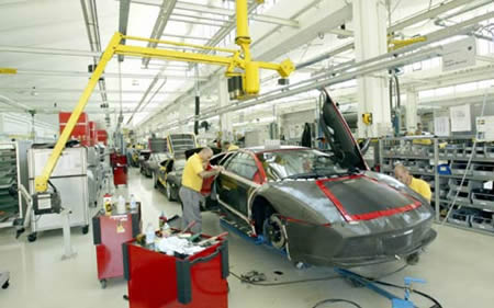 Lamborghini Supercars Manufacturing facility factory in Italy Images 