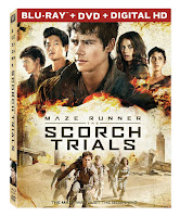 Maze Runner: The Scorch Trials Blu-Ray Cover