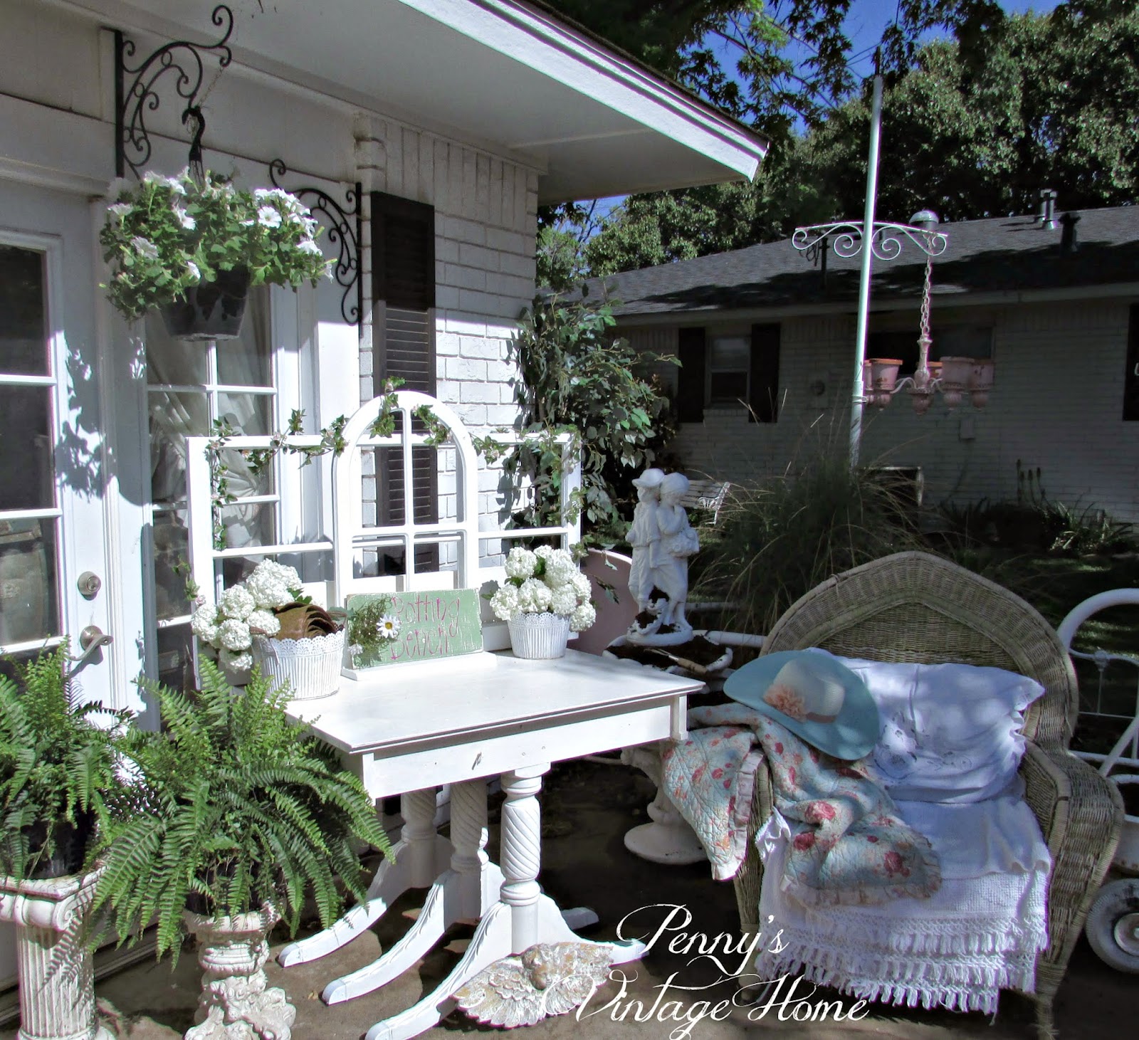 Penny S Vintage Home Duncan Phyfe Potting Bench