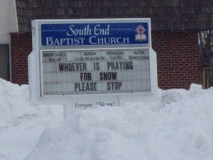 funny church sign win south end baptist church