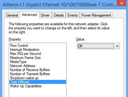 Atheros L1 Gigabit Ethernet 10 100 1000base T Controller   -  8