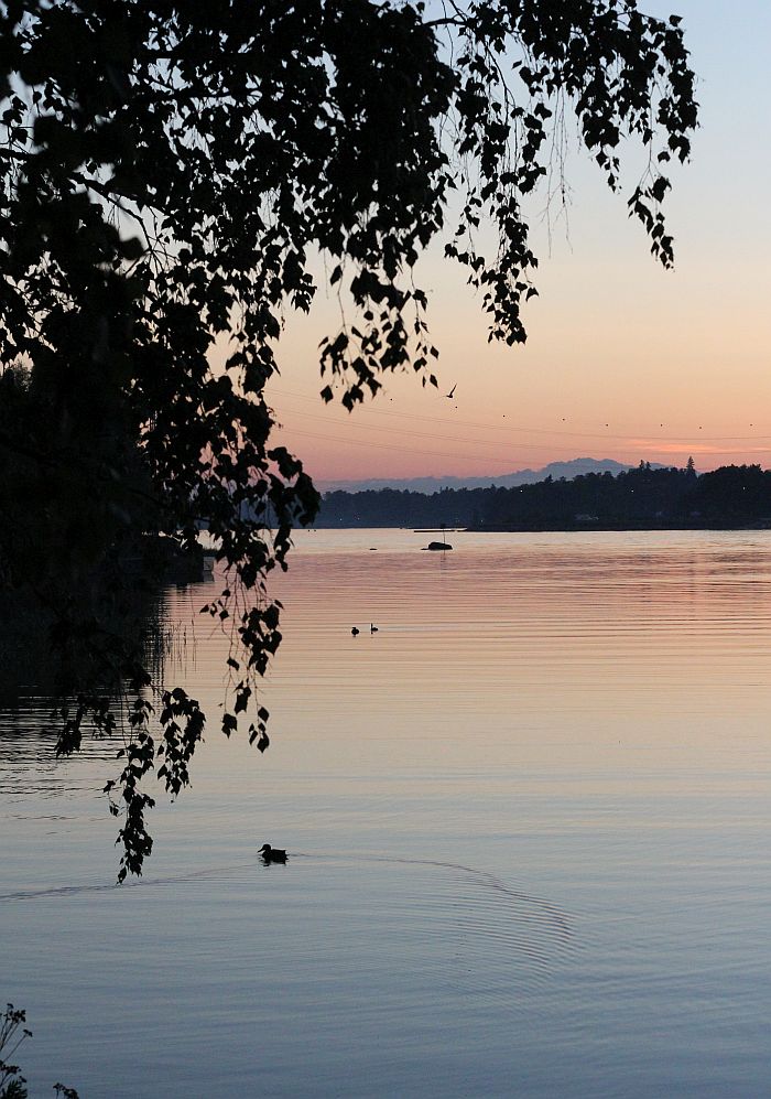 Hietaniemen ranta auringonlasku Hietsu auringonlasku