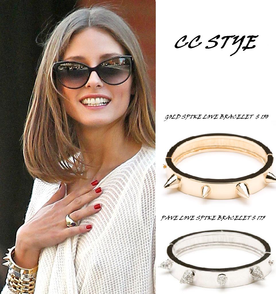 MICRO FASHION Blog CC Skye Spike Love Bracelet de Olivia Palermo