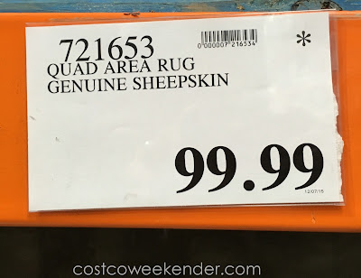 Deal for the Woolmark Genuine Sheepskin Rug at Costco