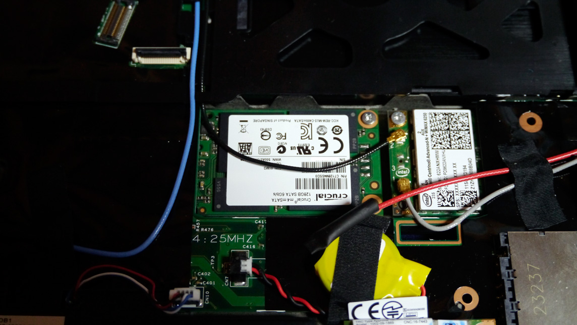 Msata slot x220