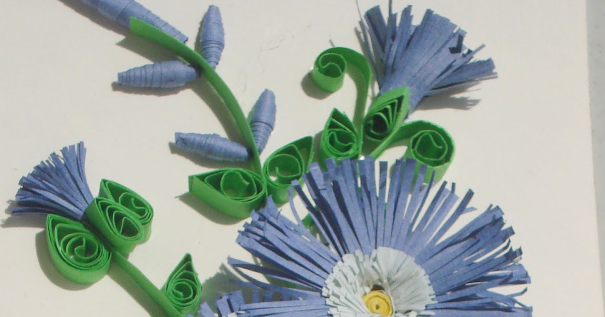 Blue Fringed Flowers