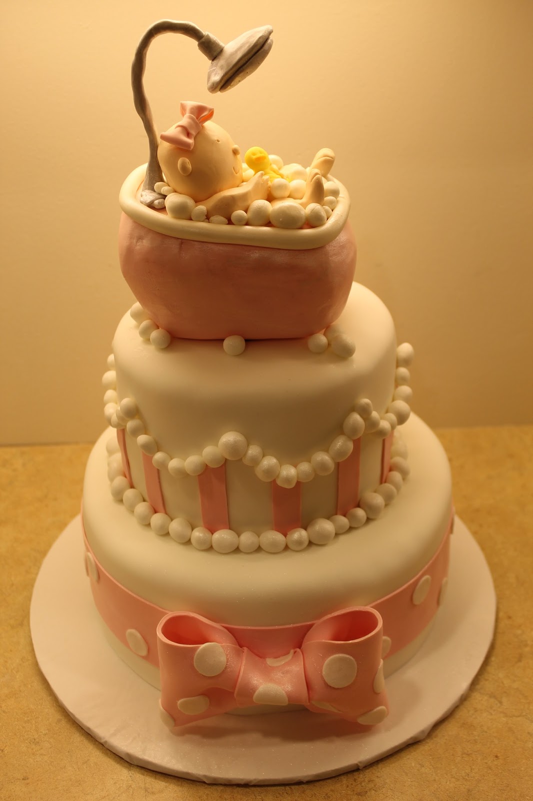 Bathtub Baby Shower Cake