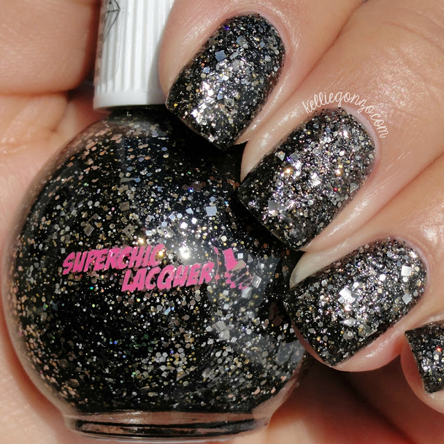 SuperChic Lacquer Swan of Adorned Darkness