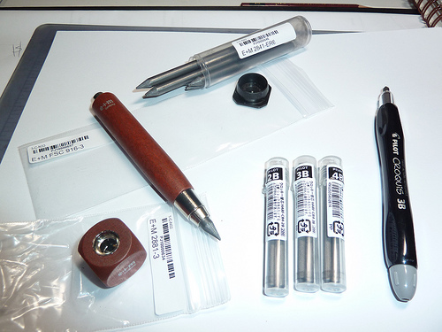 Kitaboshi Lead Holder - 2 mm 2 mm Pencil Lead Sharpener Set