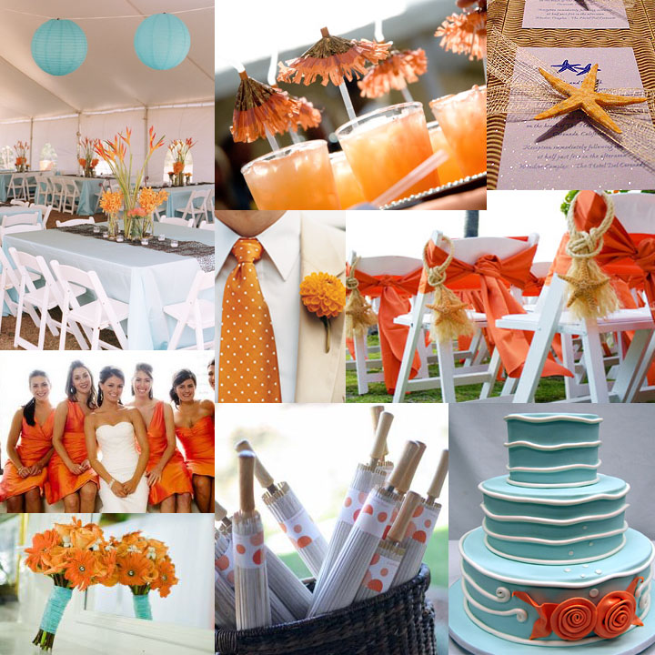 My Stunning Wedding for Less Hot summer wedding colors shades of