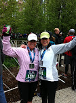Cynthia and NewbieMarathoner at 2011 Chicago Spring Half Marathon