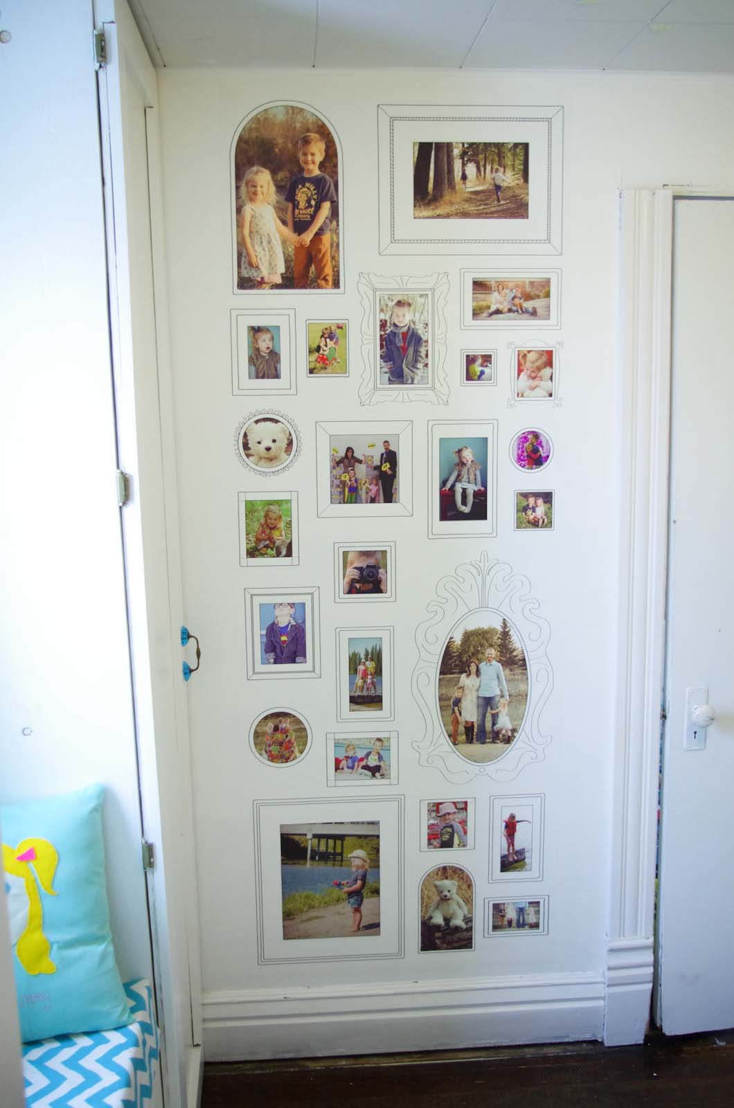 Custom Portrait Wall Cling Pocket Full of Whimsy