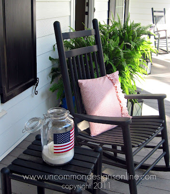 Create a simple and patriotic 4th of July Flag Mason Jar . #4thof july #americanflag #modpodge