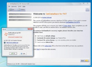 Software GetDataBack for FAT and NTFS