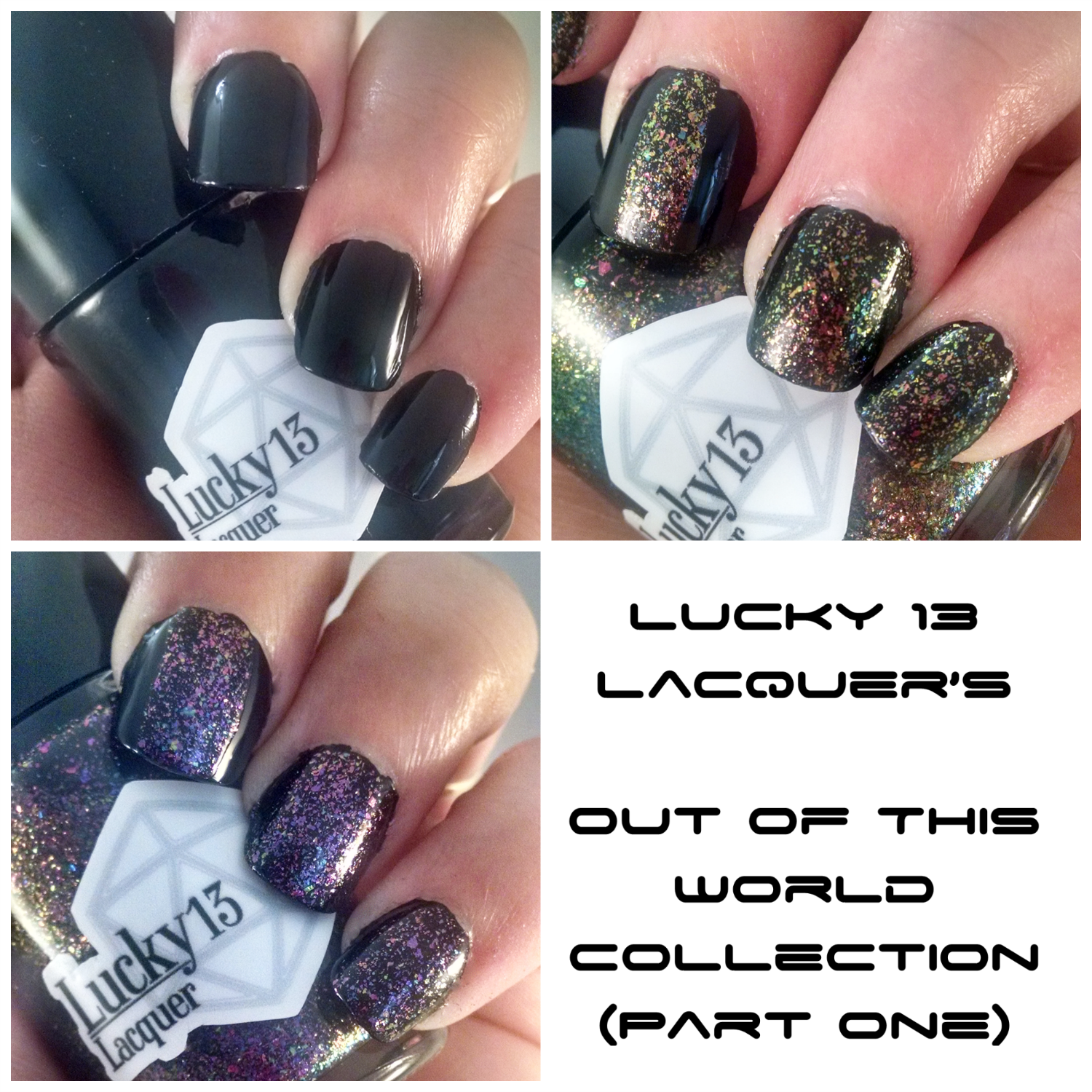 Lucky 13 Lacquer Out of This World nail polish swatch