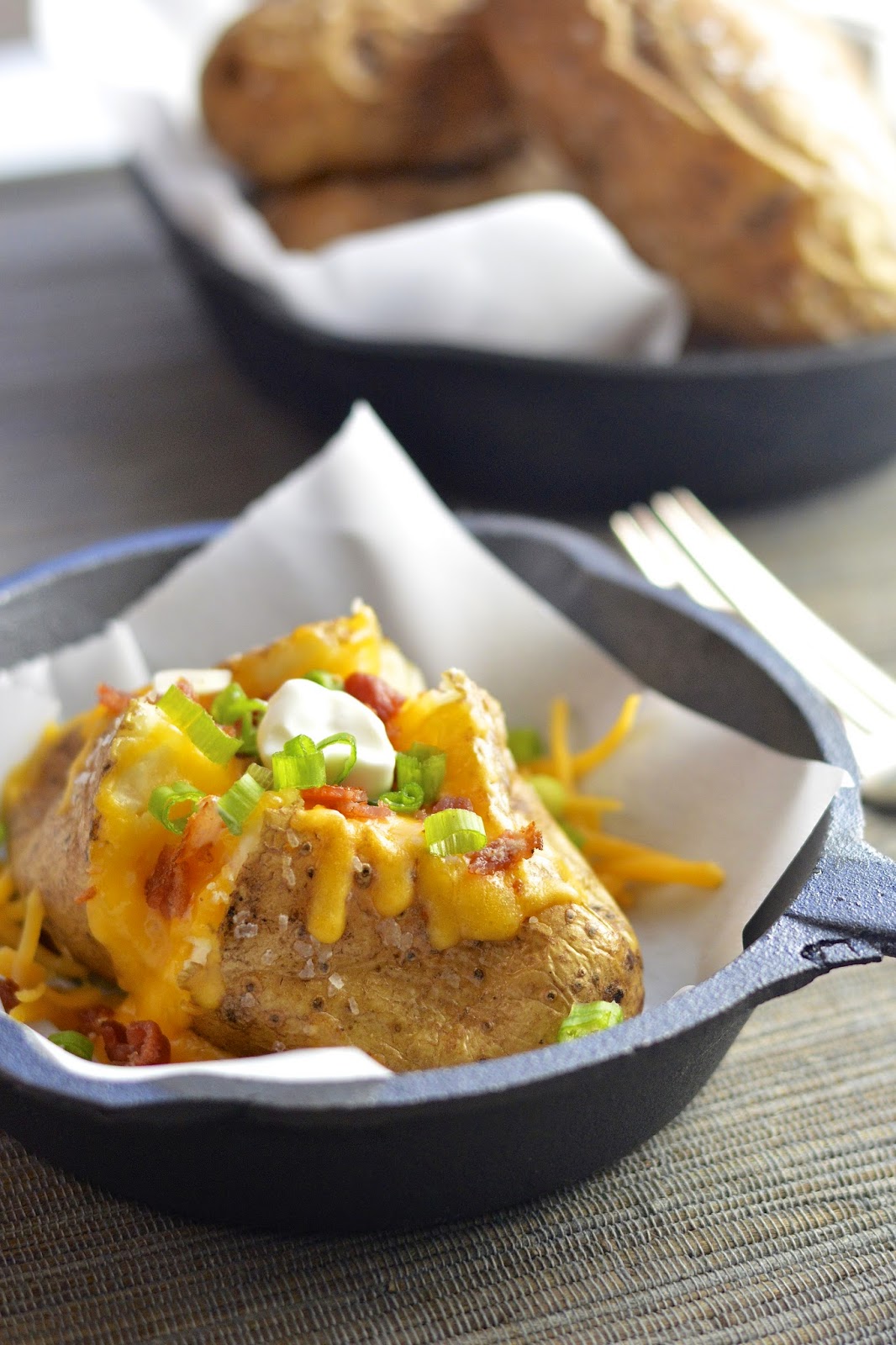 Loaded Baked Potatoes Virtually Homemade Loaded Baked Potatoes