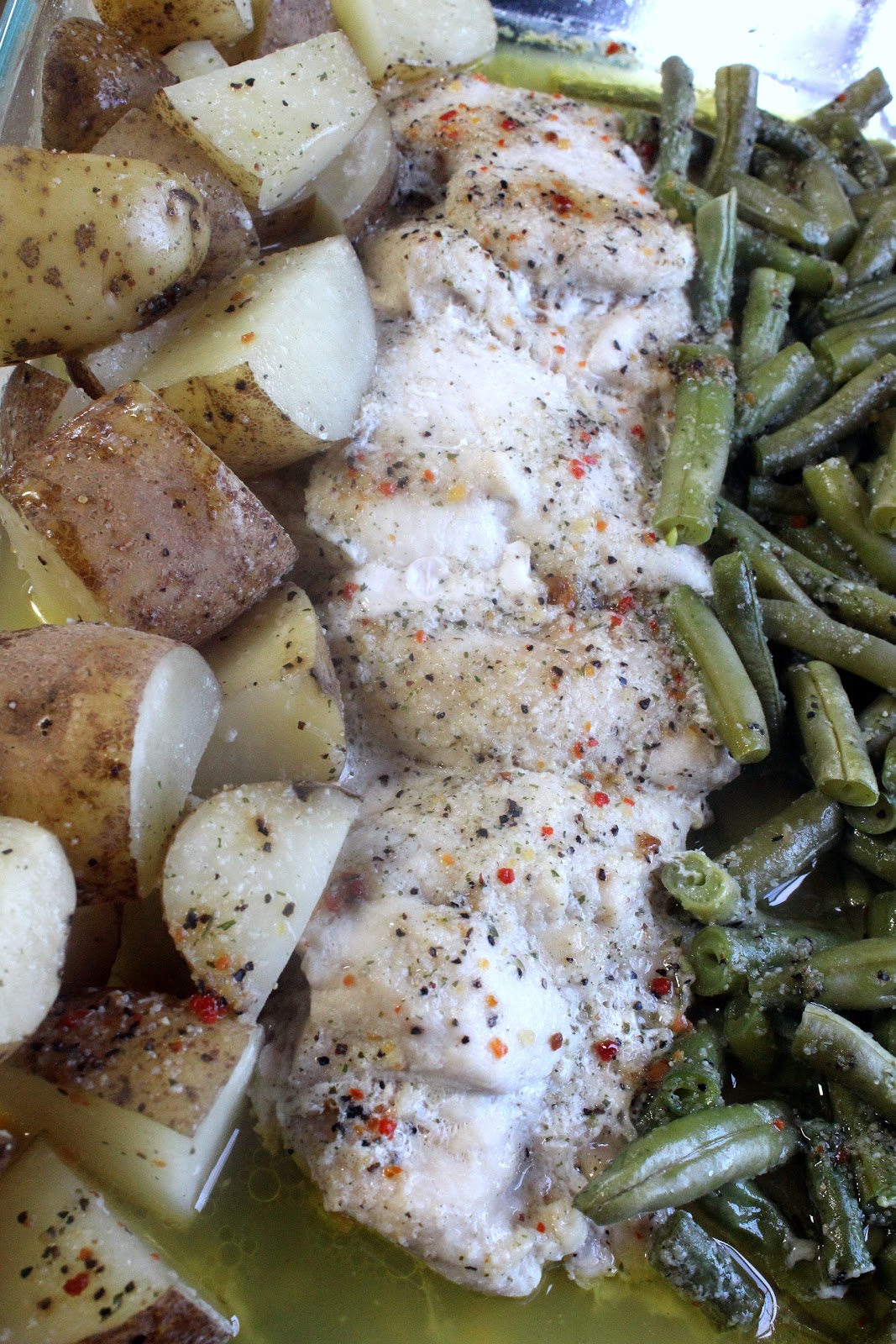 Green Beans, Chicken & Potatoes Julie's Eats & Treats
