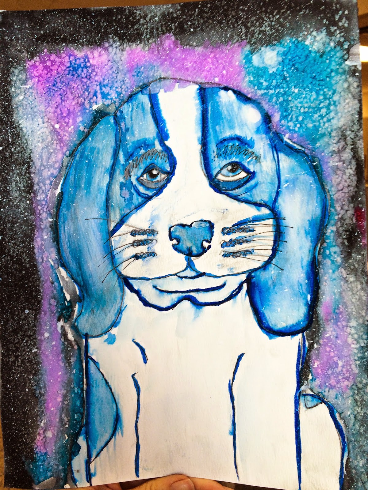 smART Class Dogs, Color Wheels, and a fun jewelry idea!!