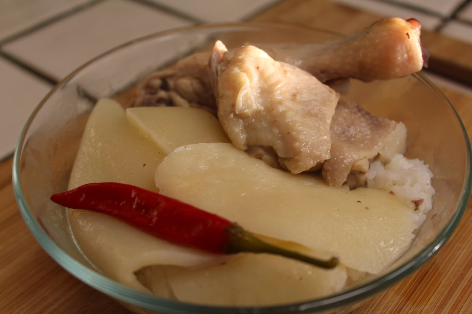 Chicken Soup with Sour Bamboo Shoots Kathy Nom Nom