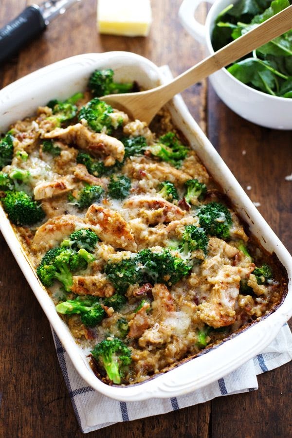 Creamy Chicken Quinoa and Broccoli Casserole Recipe Great Meals. Dessert And Cake Recipes.