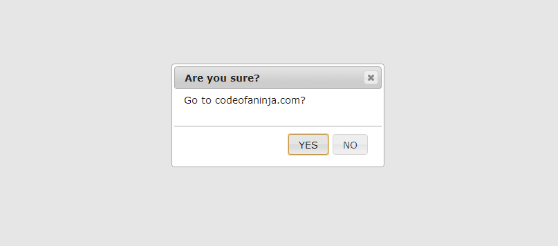 jQuery UI Dialog Example jQuery UI Dialog Example