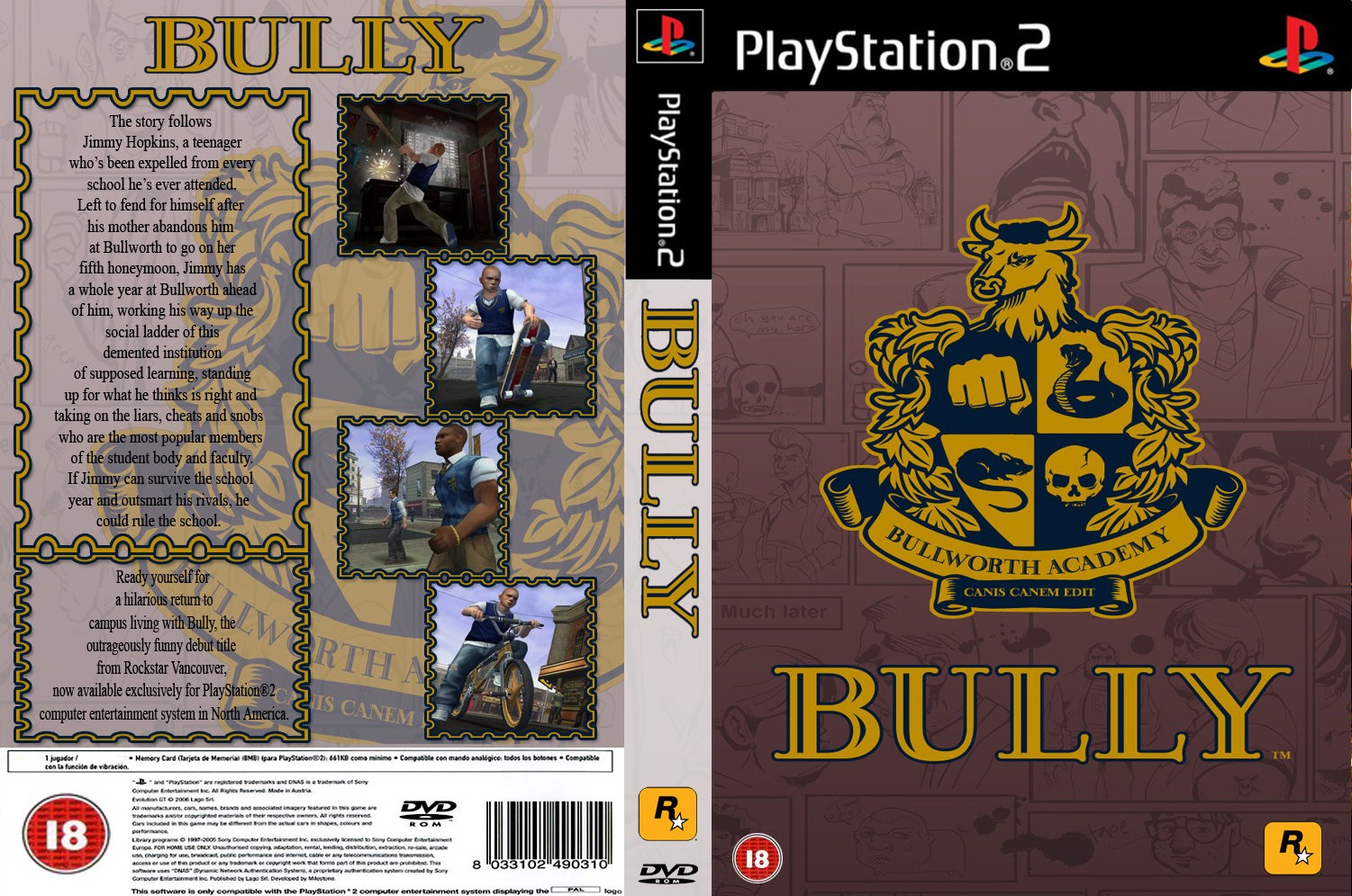 Bully ISO PS2 ISO PPSSPP PS2 APK Android Games Download