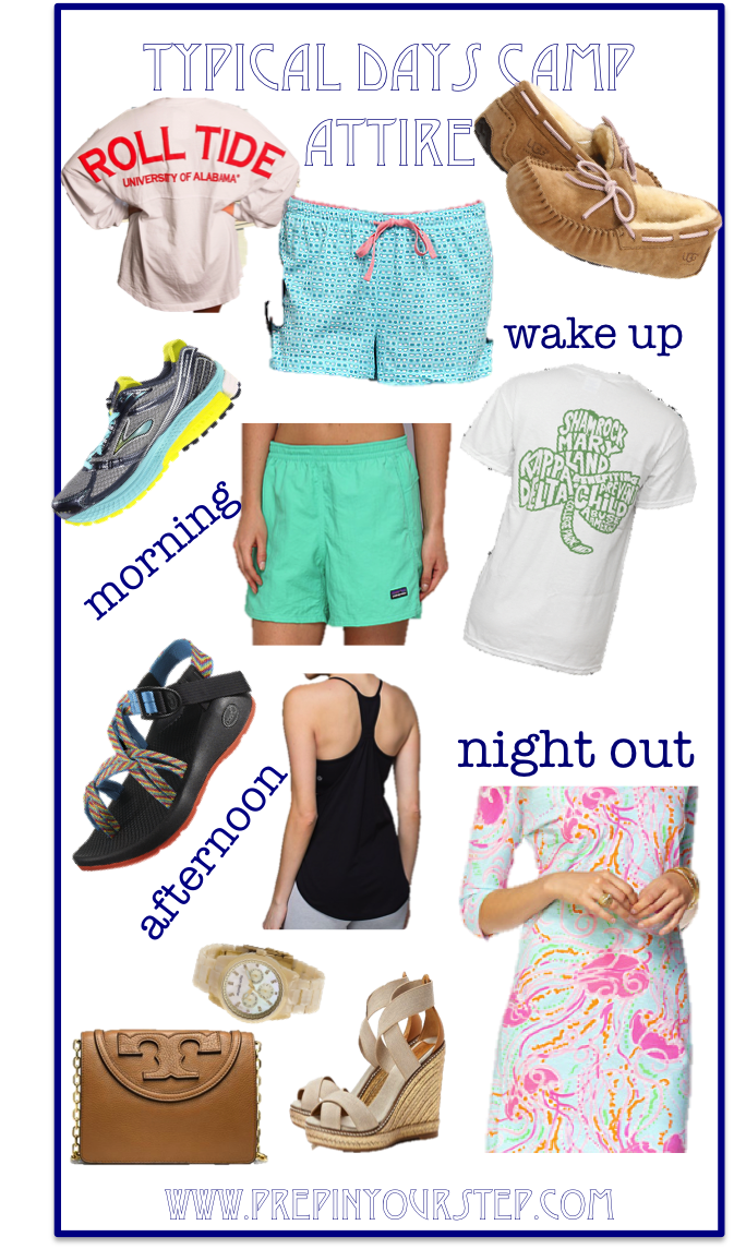 Prep In Your Step Typical Days Camp Attire