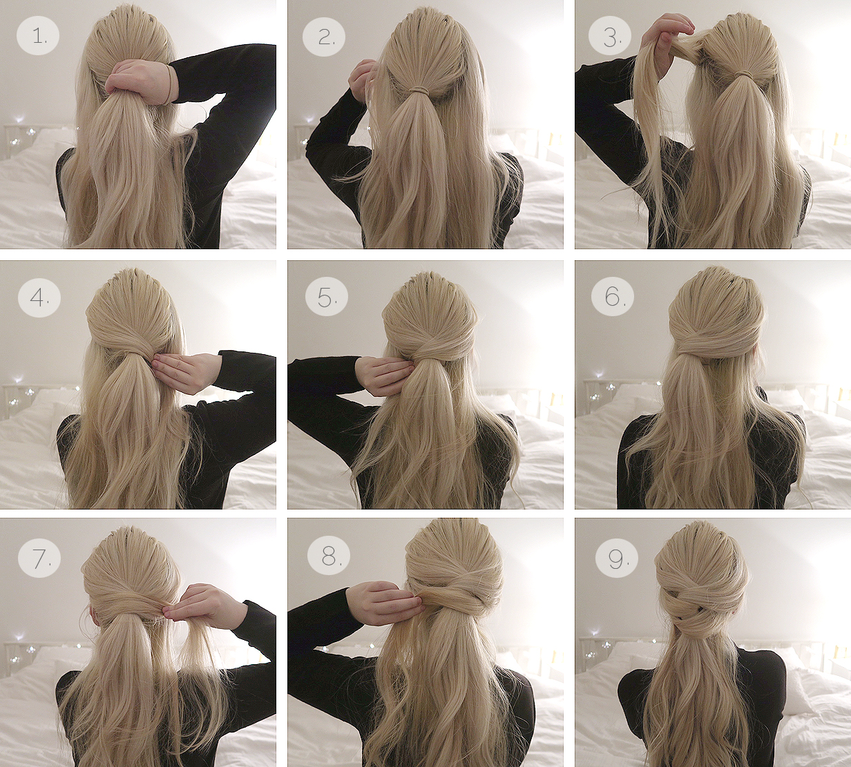 Hair Tutorial Two Simple Knot Half Up Dos Grace Braver