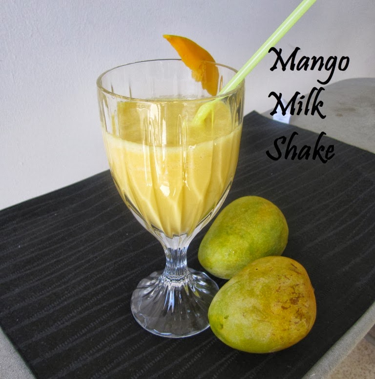 Mango Milk Shake/ Mango Milkshake with Ice cream Lincy's Cook Art