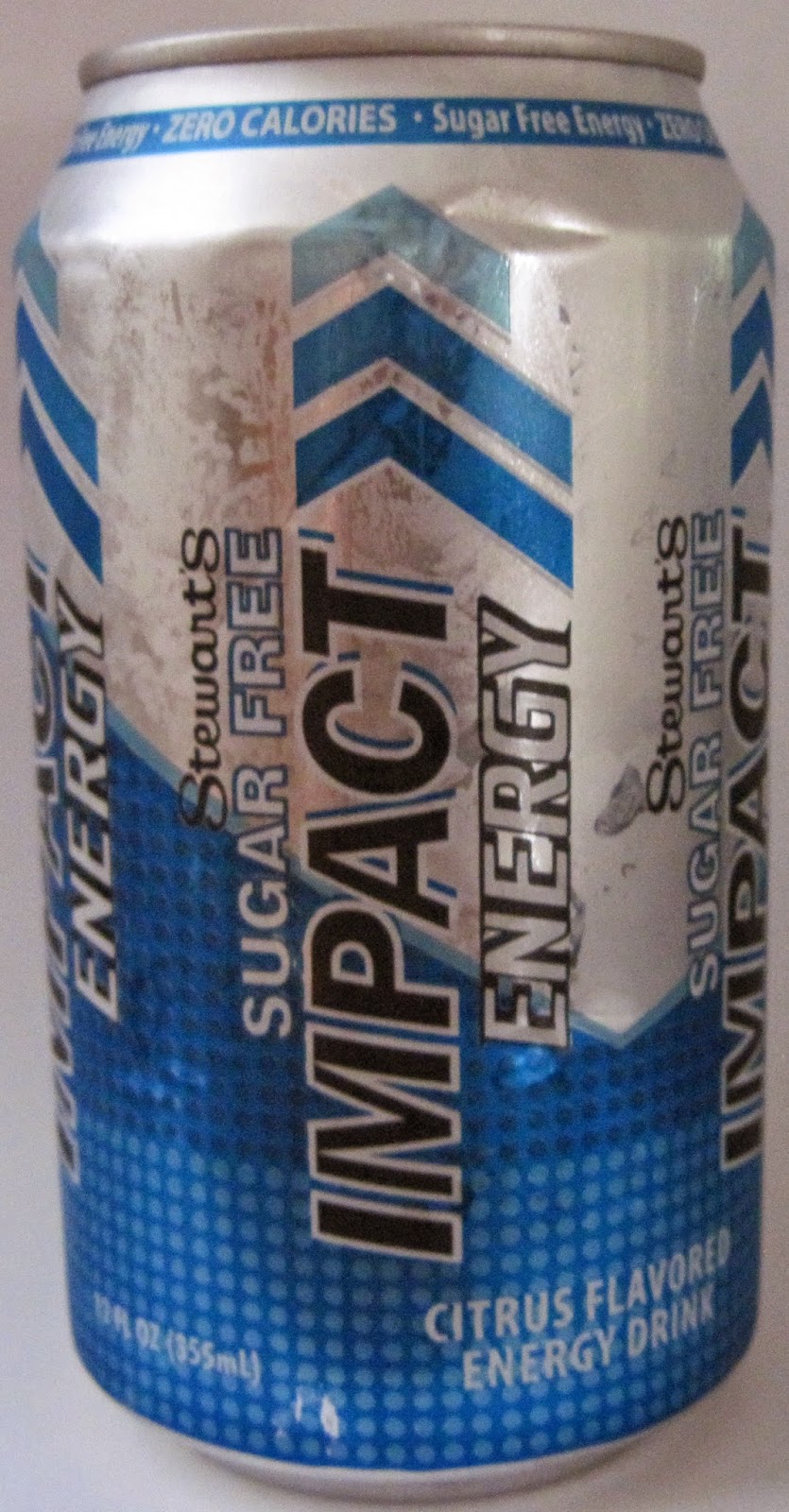 Caffeine King Stewart's Sugar Free Impact Energy Drink Review
