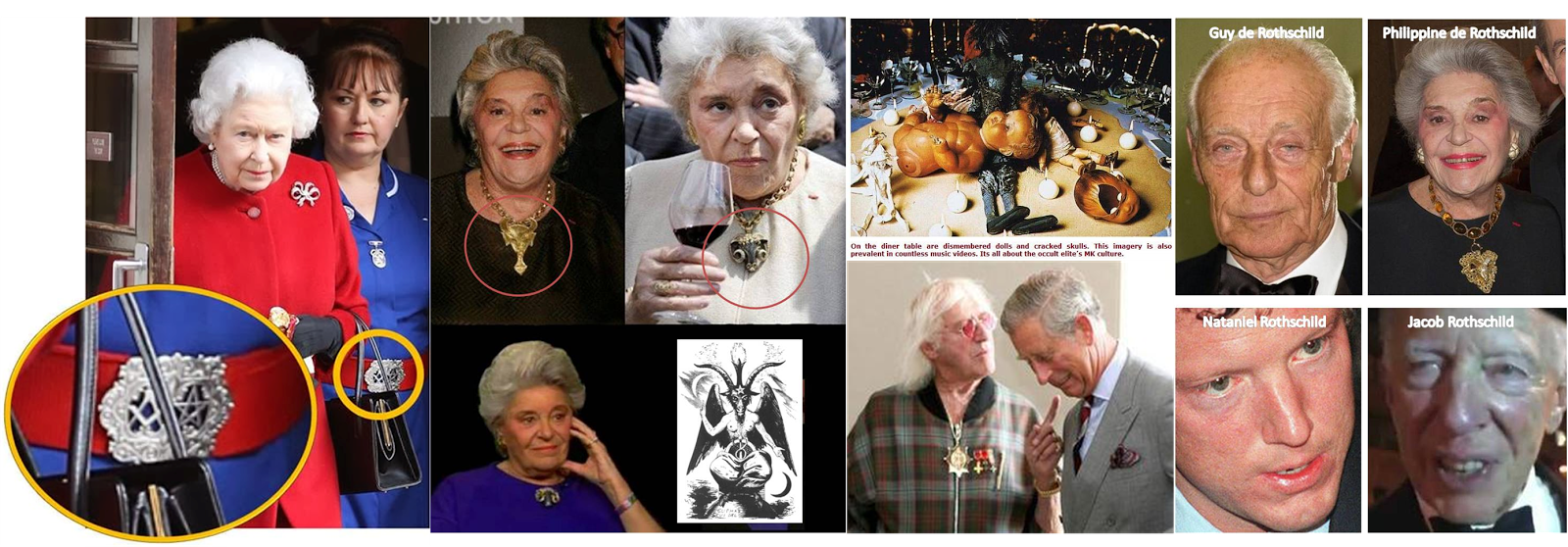 L' Idolâtrie pour les " élites " ? Pathétique et  affligeant... Windsor et autres.... responsable de l'extrême pauvreté ! Rothschild+-+queen+elisabeth+-+satanism+-+pedophilia