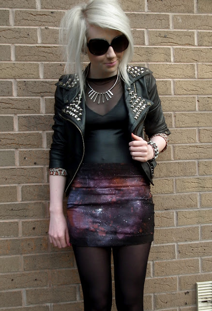 Sammi Jackson DIY galaxy skirt