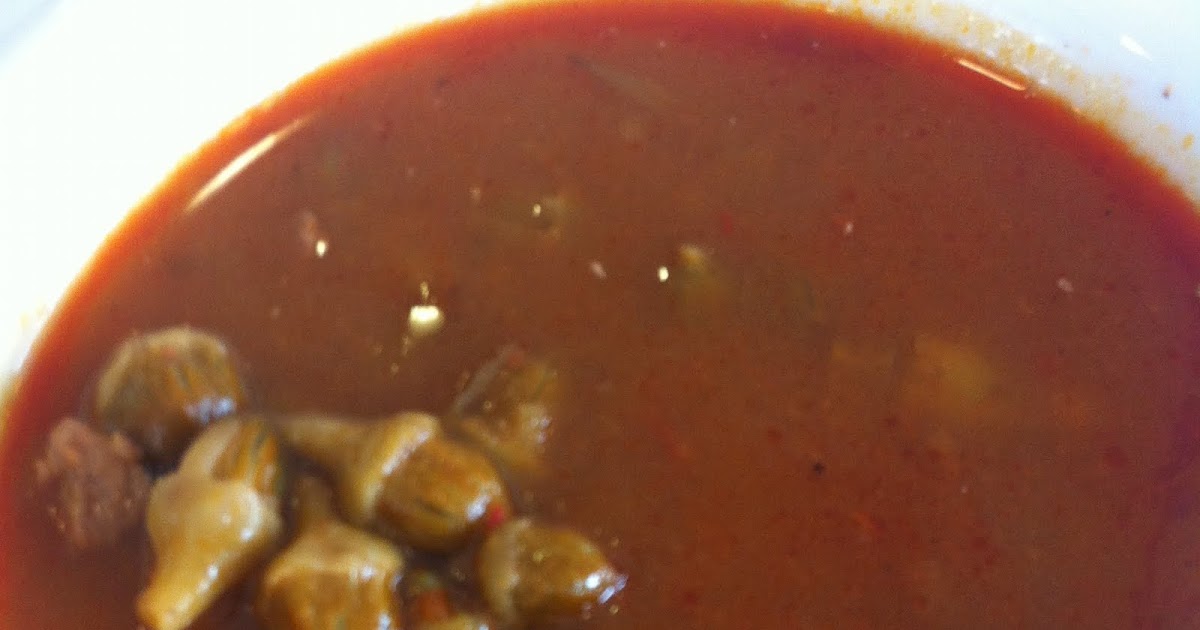 çorba tarifleri ETLİ BAMYA ÇORBASI (KONYA YÖRESİ)