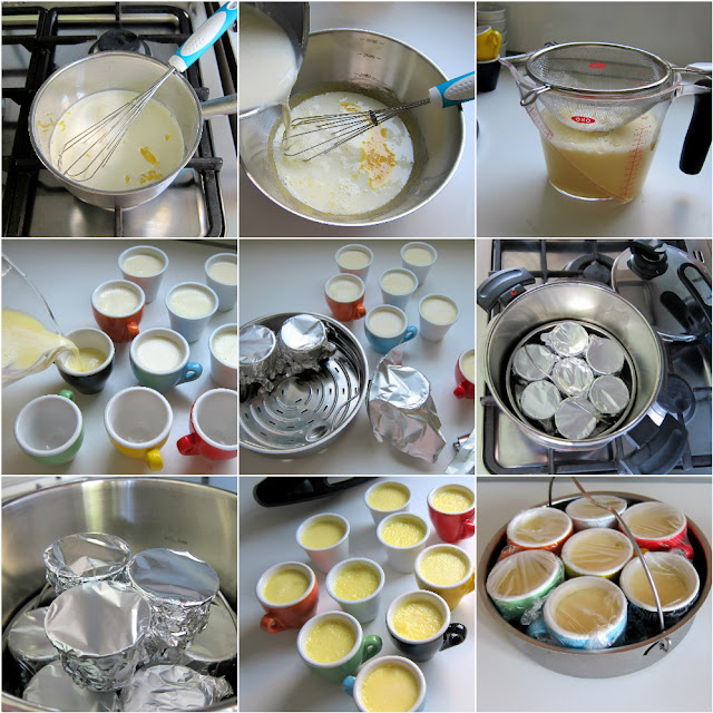 pots de creme step-by-step photos in the Fissler Vitavit Edition pressure cooker