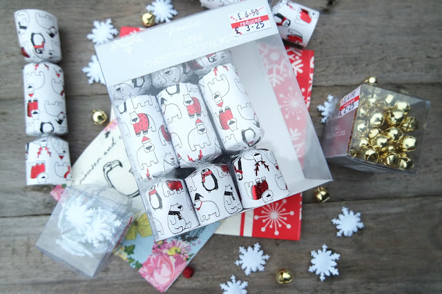 Paperchase Mini Crackers and Christmas Table Scatter