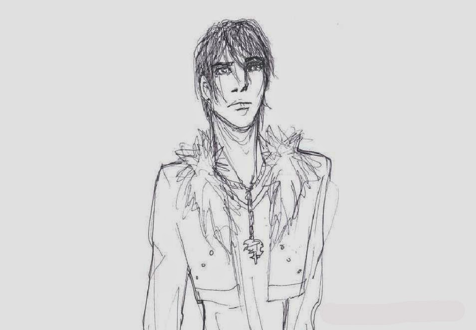 DREAM ZONE: Sketches Of Emo Alone Boys Emo love Sketch Wallpapers