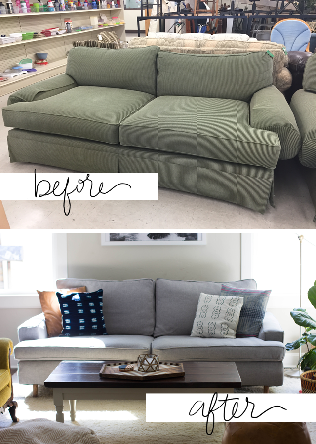 The Big Green Couch After Always Rooney