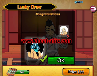 Trick Lucky Draw 600 Token For Free 4th Anniversary Ninja Saga 2013