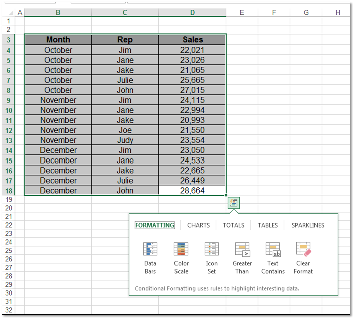 where is the quick analysis button on excel where is the quick analysis button on excel