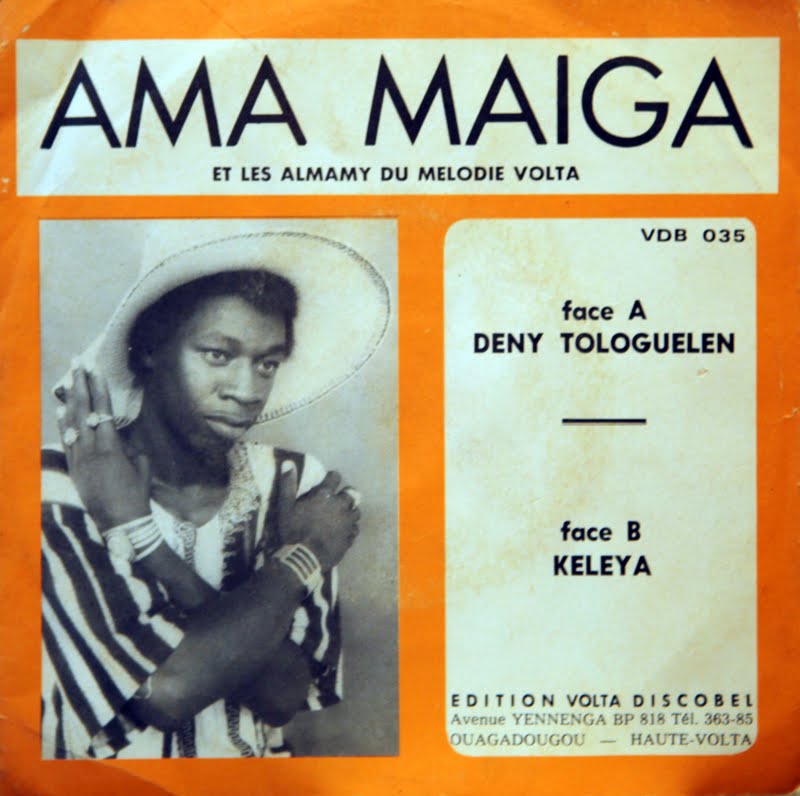 AMA MAÏGA & Les Almamy du Melodie Volta (Mali - 1975 Ama+Maiga+%2526+Les+Almamy+du+Melodie+Volta+%2528front%2529