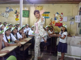 Priyanka Chopra at the Holy Mother School, Mumbai