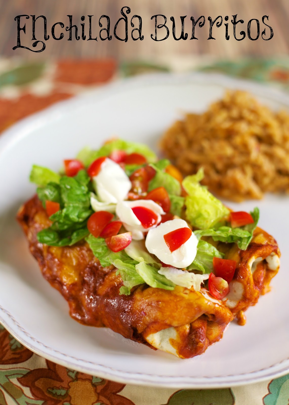 Enchilada Burritos Plain Chicken